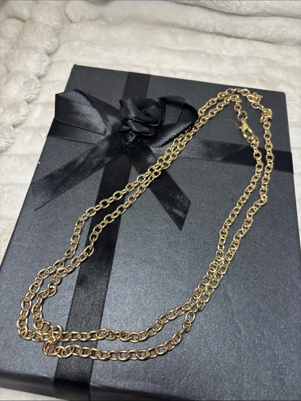 48” Bold Gold Chain Necklace - Women’s Jewelry